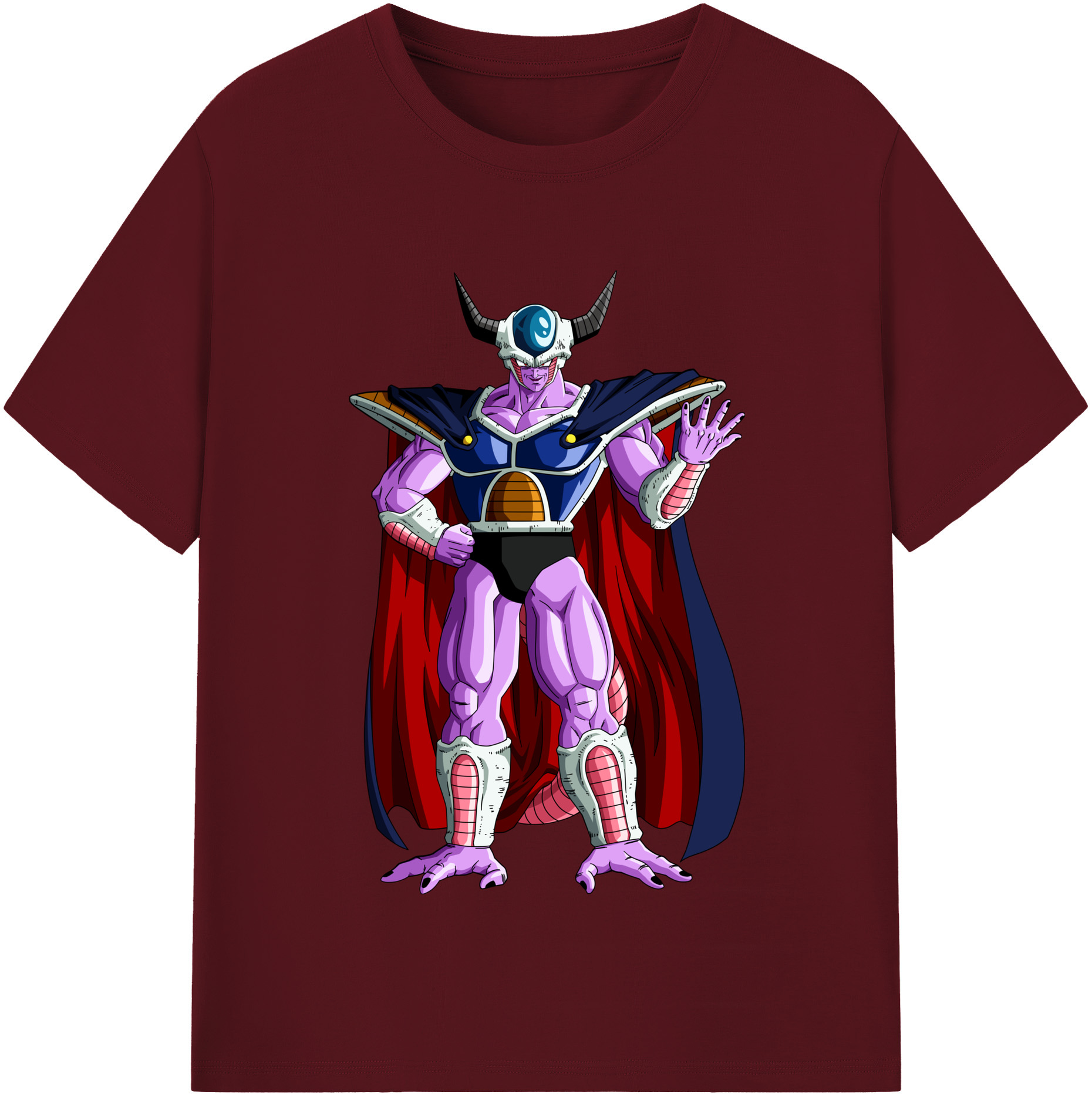 （画像用） ドラゴンボール コルド大王 DRAGON BALL King Cold 綿100％半袖Tシャツ（フロントプリント）
